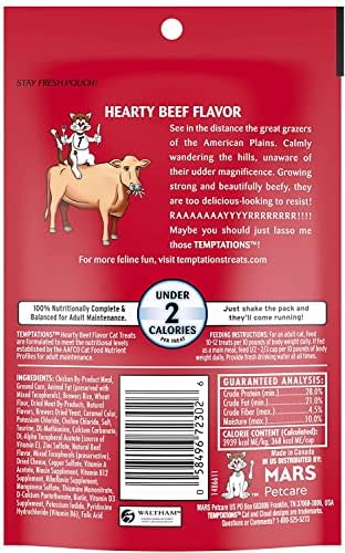 Temptations Cat Treats Temptations Huge Variety Pack, All 9 Flavors: Chicken, Medley, Turkey, Tuna, Catnip Fever, Beef, Surfer, Cookout 1 Pet Paws Notepad (9 Bags Total, 3 Ounces Each), 10 Piece Set