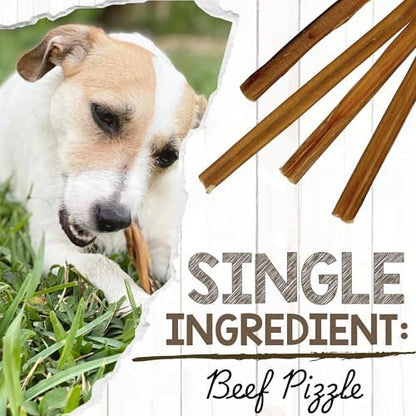 Nature Gnaws Small Bully Sticks 5-6" Rawhide Free Dog Chews, 25 Count