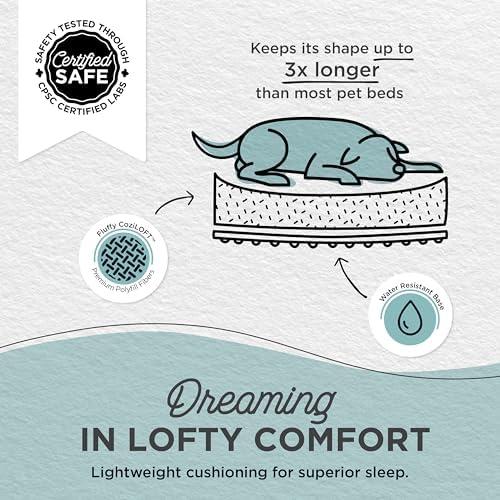 Best Friends by Sheri Patterned Lux Faux Fur Calming Donut Dog Bed, Gray, Small, 23x23