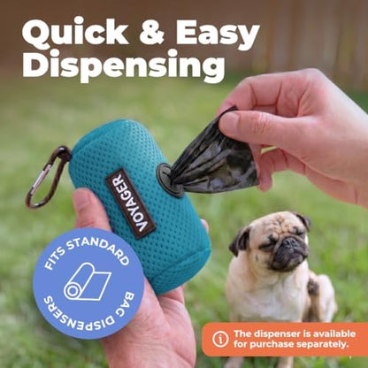 Best Pet Supplies GRS Poop Bags for Dogs - Black, 300 Count, Unscented