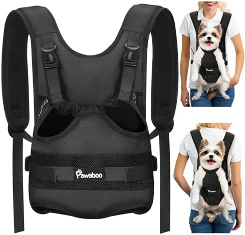 Pawaboo Pet Front Carrier Backpacks for Small Medium Dogs