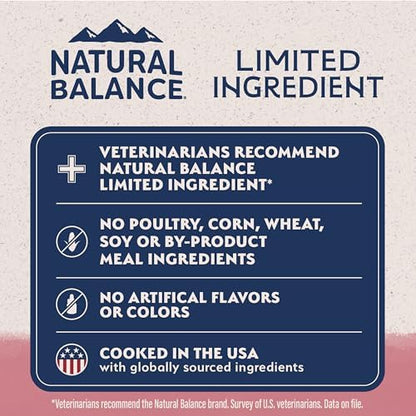 Natural Balance Limited Ingredient, Salmon & Brown Rice, 12 lb