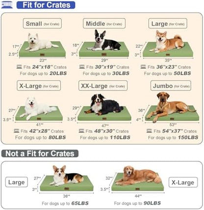 Outdoor Extra Large Dog Bed XXL for Giant Breed Dogs