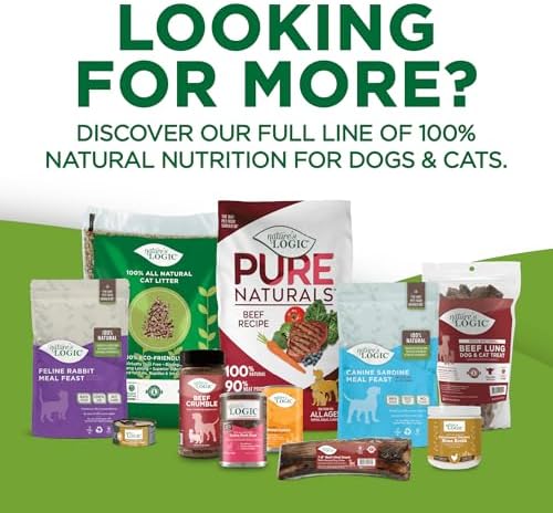 NATURE'S LOGIC All Natural Beef Tendon Chew - Natural Dog Treats