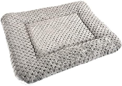 Small Animal Bed Mat, Soft & Warm, Suitable for Guinea Pig, Hamster, Rabbit, Rat and Bearded Dragon (XX-Large(19.7''x15.7''), Mesh Grey)