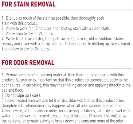 Nature’s Miracle Dog Stain & Odor Remover, Enzymatic Cleaner, 32 oz