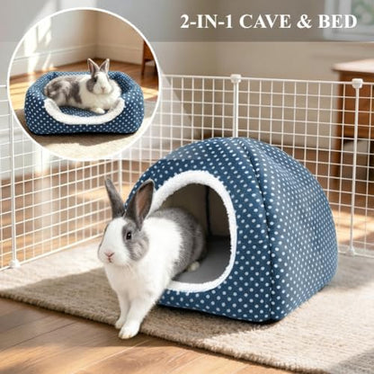 Rabbit Hideout Large Bunny Bed Washable Rabbit House