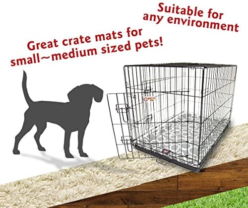 30" Fusion Gray Crate Dog Bed Mat By Majestic Pet Products