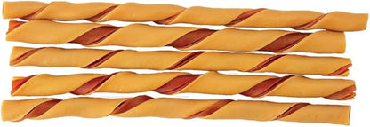 Dreambone Twist Sticks with Real Bacon and Cheese Flavor 50 Count, Rawhide-Free Chews for Dogs (3 Pack)