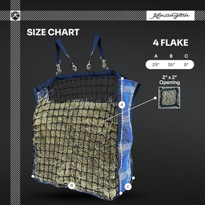 Deluxe Slow Feed Hay Bag, 4 Flake, Imperial Jade