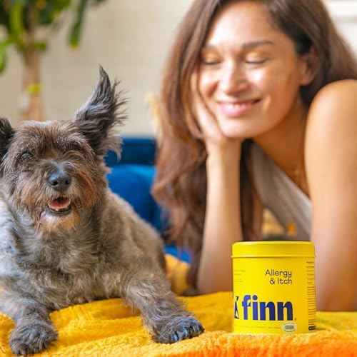 Finn Allergy & Itch Soft Chews for Dogs - Colostrum & Bee Propolis - 90 Ct