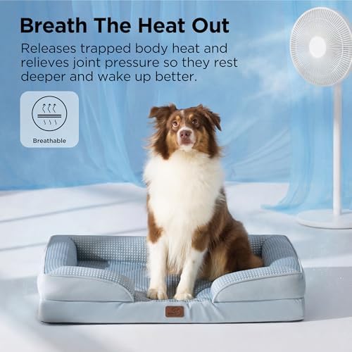 Bedsure Cooling XL Dog Bed for Extra Large Dogs with Washable Cover