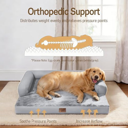 Comfort Expression Orthopedic XL Dog Bed for Large and Extra Large Dogs
