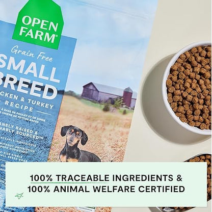 Open Farm Grain Free Dry Dog Food, Small Breed Kibble, 11lb Bag