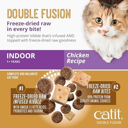 Catit Recipes Double Fusion Indoor Cat Food - 10 lb