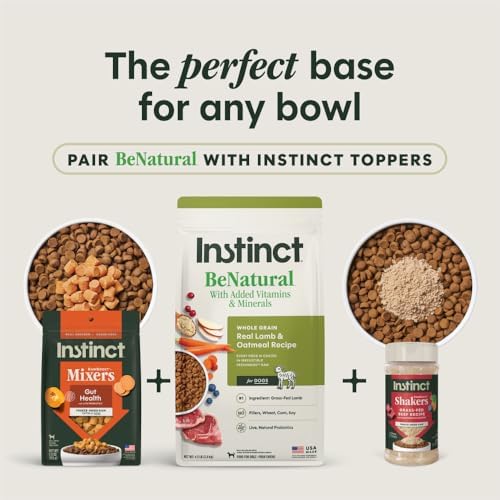 Instinct BeNatural Dry Dog Food, Whole Grain, Lamb & Oatmeal, 4.5 lb.