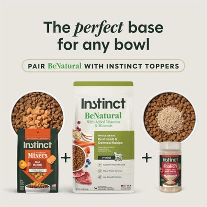 Instinct BeNatural Dry Dog Food, Whole Grain, Lamb & Oatmeal, 4.5 lb.