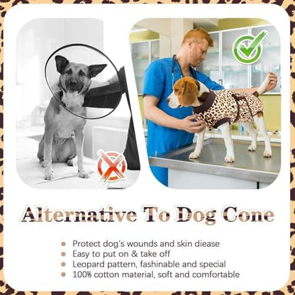 Kuoser Recovery Suit for Dogs After Surgery, Female Dog Onesie for Surgery