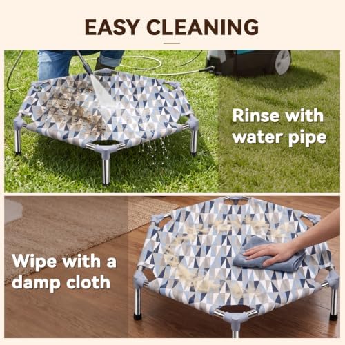 Elevated Dog Bed, Raised Cooling Dog Bed, Outdoor Dogs Cot Small, Pet Cot