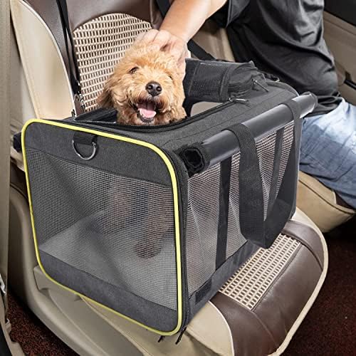 GAPZER Cat Carrier for Large Cats 20 lbs+ Soft Pet Kennel Bag for Small Dog