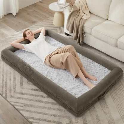 WNPETHOME Human Dog Bed Orthopedic for Adult & Dogs Comfy Sleeping