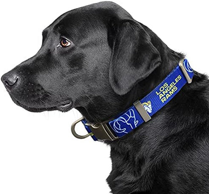 Littlearth NFL Detroit Lions Pet Premium Collar, Team Color, Small