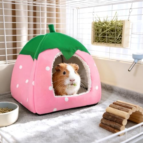 Guinea Pig Hideout, 2 Pack Dwarf Rabbit House Bed