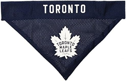NHL Toronto Maple Leafs Bandana for Dogs & Cats, Small/Medium. - Cute & Stylish Bandana! The Perfect Hockey Fan Scarf Bandana, Great for Birthdays Or Any Party!
