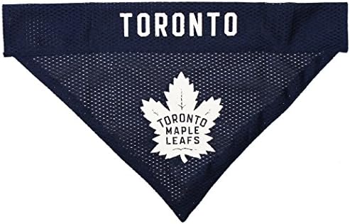 Pets First NHL Toronto Maple Leafs Reversible Bandana Size XX-Large for Dogs & Cats. 2 Sided Sports Bandana, Premium Embroidery Team Logo, Many NHL Teams Available