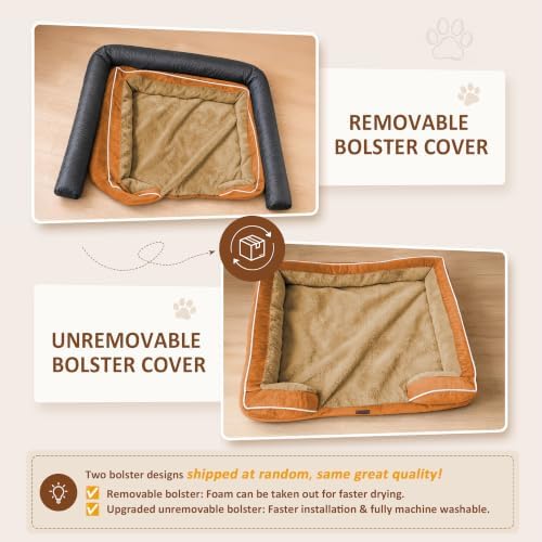 Comfort Expression Waterproof Orthopedic Dog Bed for Medium Size Dog