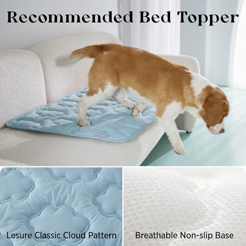 LE SURE ApexCloud™ QMAX>0.5 Breathable Dog Cooling Mat for Large Dog,36x27