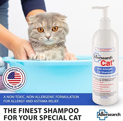 Allersearch Cat+ Anti-Allergen Cat Shampoo