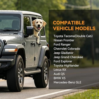 PETICON Waterproof Pet Bench Seat Covers for Midsize & Large SUVs
