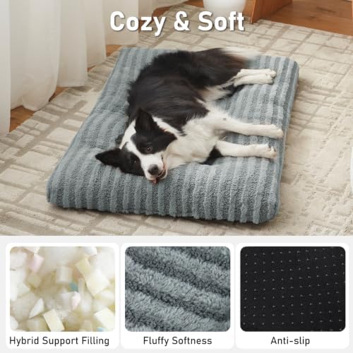 FURTIME Washable XXL Dog Bed for Extra Large Dogs, Giant Dog Crate Beds