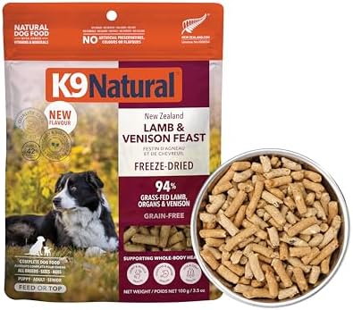 K9 Natural - Freeze Dried High Protein Grain-Free Dog Food Or Topper