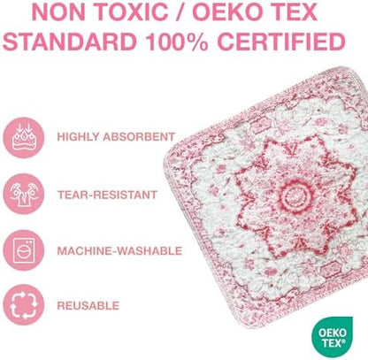PUPIBOO Washable Pee Pads for Dogs and Cats - Super Absorbent Reusable Puppy Training Pads - 100% Waterproof, Leak-Proof & Non-Slip Whelping Pads for Pet Housebreaking