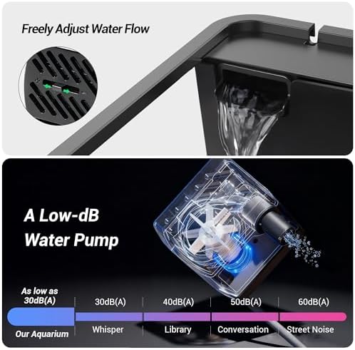3.5 Gallon Betta Fish Tank, Plastic, All in One Aquarium Starter Kit