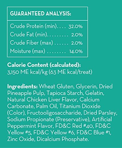 Dingo Dental Sticks for Tarter Control and Freshening Breath, Made with Real Chicken, Great Treats for Small, Medium, and, Large Dogs 15-Count, 10.5 Ounce (Pack of 4)