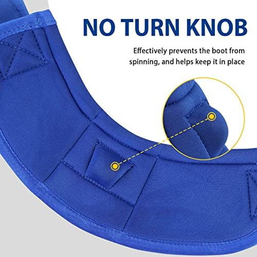 Harrison Howard Horse Bell Boots Overreach Bell Boots No-Turn Bell Boots for Horse-Durable Protective Hoof Boot