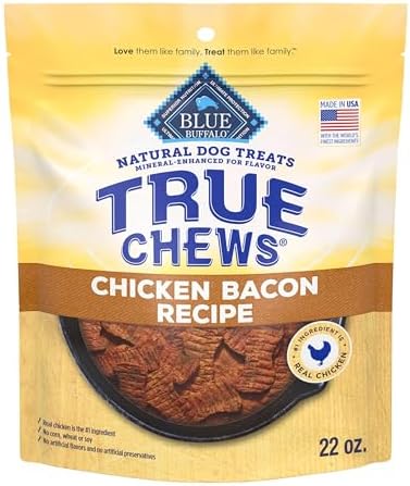 Blue Buffalo True Chews Chicken Bacon Dog Treats, 22 oz