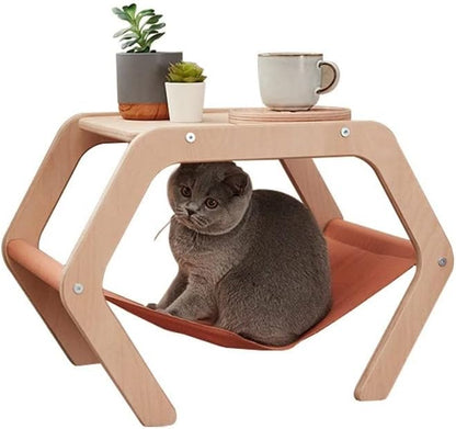 Cat Litter Box Cat Hammock Pet Supplies Nest Coffee Table Breathable Villa Removable and Washable Multi-Layer Bed