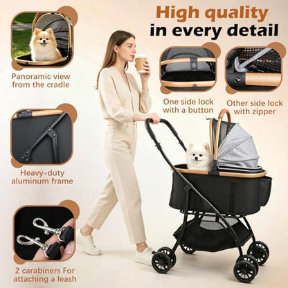Pet Stroller for Small Dogs Cats
