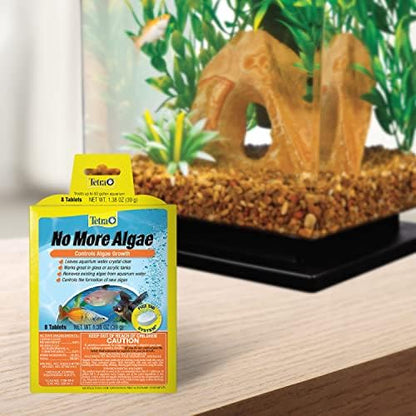 Tetra No More Algae Tablets for Aquariums, 8 Count