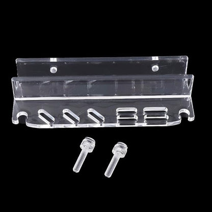 Vctitil Aquarium Plant Tools Holder Aquarium Tank Tool Acrylic Holder Grass Maintenance Tool Storage Rack for Tweezer Scraper Scissor Cleaning Tool