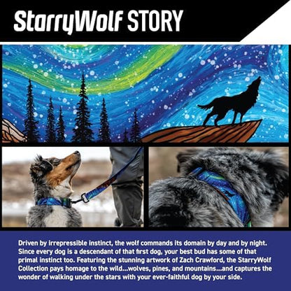 Wolfgang Venture Dog Harness Starrywolf Print Large