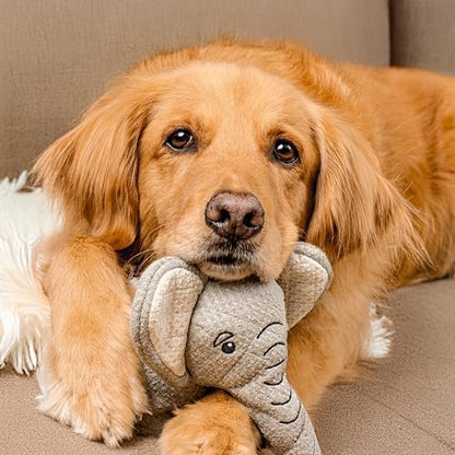 Savanna Collection Dog Toys | Jumbo Sized Elephant and Camel Plush Dog Toys - Stuffed Animals | Cute, Durable, & Sustainable Plush Chew Toys for Dogs | Eco Friendly & 100% Recycled Materials