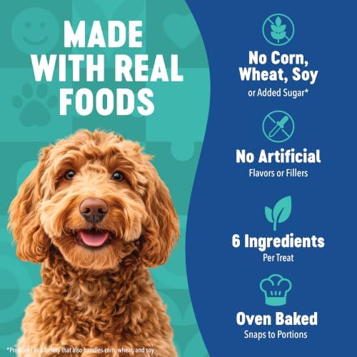 Finley's Crunchy Dog Biscuits, Blueberry Coconut, 12oz, 6 Pack