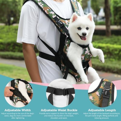 Pawaboo Pet Front Carrier Backpacks for Small Medium Dogs