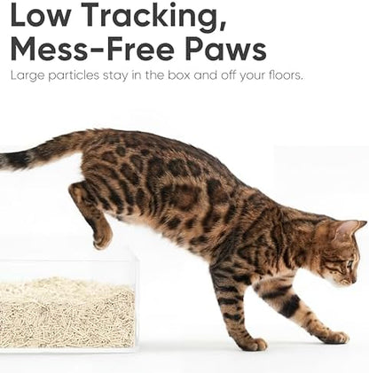 FUKUMARU Tofu Cat Litter, Corn Blend, Clumping, Odor Control, Low Dust 12lb