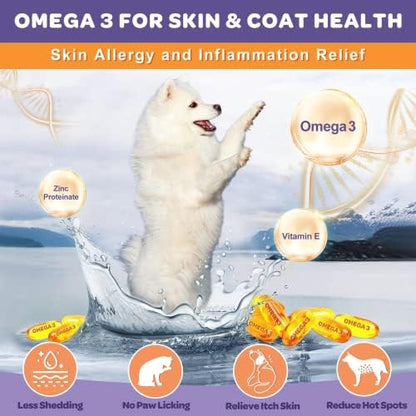 NATURE TARGET 6 Billion Freeze Dried Probiotics for Dogs, 120 Bites
